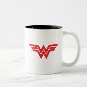 Red Woman Logo Zweifarbige Tasse
