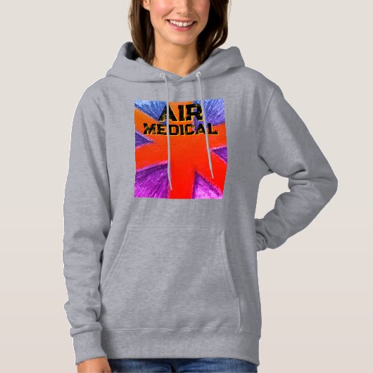 Red Women's Air Medical Hoodie (Vorderseite)