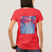 Red Women's Party T - Shirt (Rückseite)