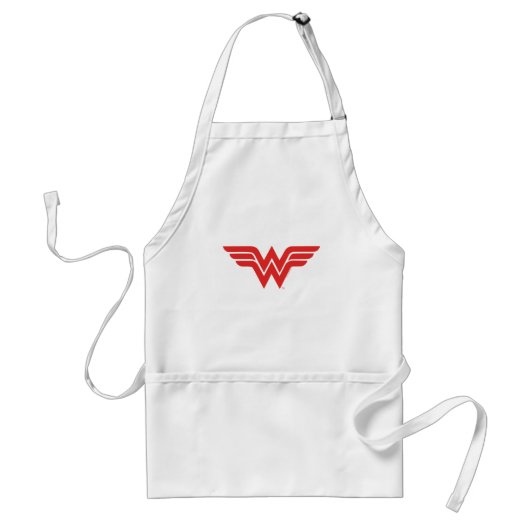 Red Wonder Woman Logo Schürze (Vorne)