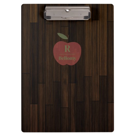 Red Wood Apple Klemmbrett (Vorderseite)