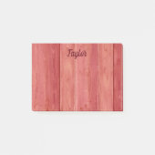 Red Wood Post-it Klebezettel (Vorderseite)