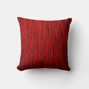 Red Woodgrain Kissen
