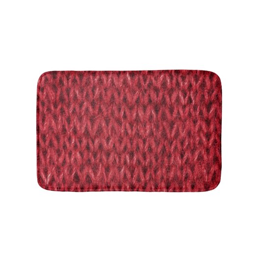 Red Wool: Texturhintergrund streichen. Badematte (Vorderseite)