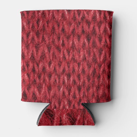 Red Wool: Texturhintergrund streichen. Dosenkühler (Vorderseite)