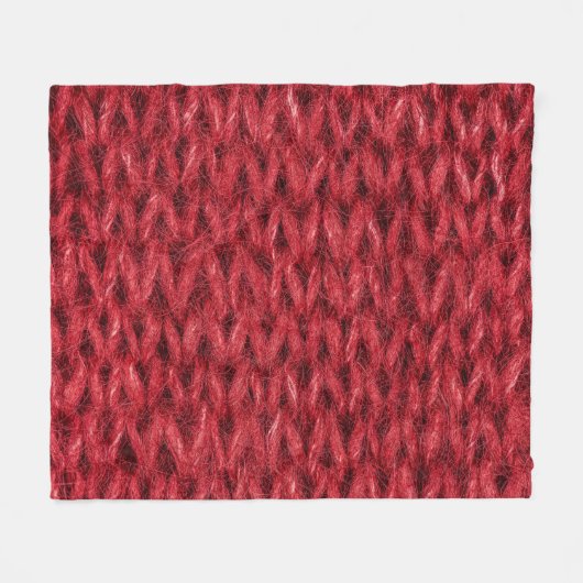 Red Wool: Texturhintergrund streichen. Fleecedecke (Vorderseite (Horizontal))
