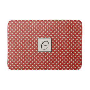 Red Woven Rattan für benutzerdefinierte Farbe mit Badematte