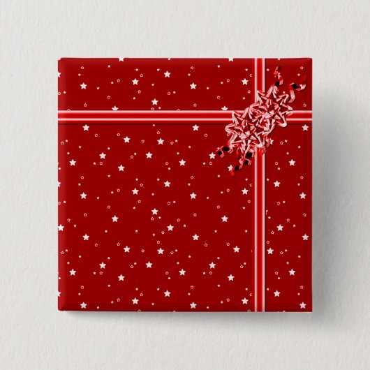Red Wrapped Present Button (Vorderseite)