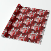 Red Wrapped Presents Geschenkpapier (Ungerollt)