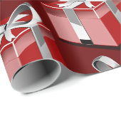 Red Wrapped Presents Geschenkpapier (Rolleneckpunkt)