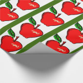Red Wrapper Paper Geschenkpapier (Ecke)