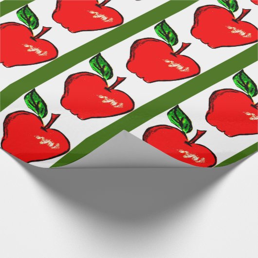 Red Wrapper Paper Geschenkpapier (Ecke)