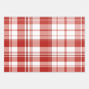 Red Wrapping Paper 3 Pack Geschenkpapier Set