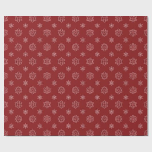 Red Wrapping Paper Geschenkpapier (Flach)