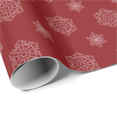 Red Wrapping Paper Geschenkpapier (Rolleneckpunkt)