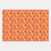 Red Wrapping Paper Geschenkpapier Set (Vorderseite 3)