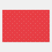 Red Wrapping Paper Geschenkpapier Set (Vorderseite 2)