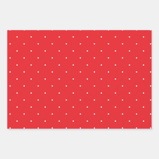 Red Wrapping Paper Geschenkpapier Set (Vorderseite 2)