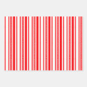 Red Wrapping Paper Geschenkpapier Set (Vorderseite)