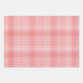 Red Wrapping Paper Trio Geschenkpapier Set (Vorderseite 2)