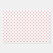 Red Wrapping Paper Trio Geschenkpapier Set (Vorderseite)