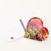 Red Wulfenite Crystal Heart Notepad Valentine Notizblock (Innenseite)