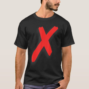Red X Bekleidung & Bekleidung X'd & Crossout mit B T-Shirt