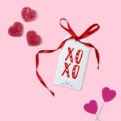 Red XOXO, Valentinstag Geschenkanhänger