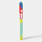 Red, Yellow and Blue Modern Art Phone Case (Rückseite / Links)