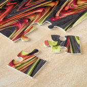 Red Yellow Apple Garden Abstract Puzzle (Seite)