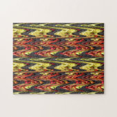 Red Yellow Apple Garden Abstract Puzzle (Horizontal)