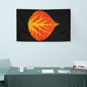 Red & Yellow Aspen Leaf #10 Banner (Messeveranstaltung)