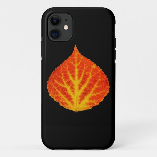 Red & Yellow Aspen Leaf #10 Case-Mate iPhone Hülle (Rückseite)