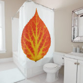 Red & Yellow Aspen Leaf #10 Duschvorhang (Beispiel)