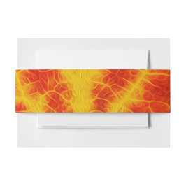 Red & Yellow Aspen Leaf #10 Einladungsbanderole