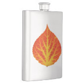 Red & Yellow Aspen Leaf #10 Flachmann (Rechts)