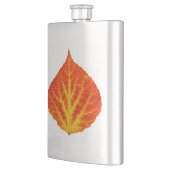Red & Yellow Aspen Leaf #10 Flachmann (Links)