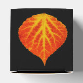 Red & Yellow Aspen Leaf #10 Geschenkschachtel (Oben)