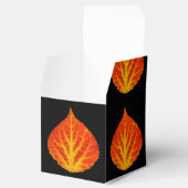 Red & Yellow Aspen Leaf #10 Geschenkschachtel (Geöffnet)