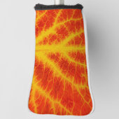 Red & Yellow Aspen Leaf #10 Golf Headcover (Rotieren 90)