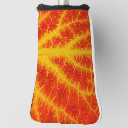Red & Yellow Aspen Leaf #10 Golf Headcover (Rotieren 90)