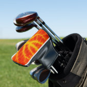 Red & Yellow Aspen Leaf #10 Golf Headcover (In Situ)