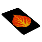 Red & Yellow Aspen Leaf #10 Magnet (Rechte Seite)