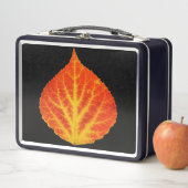 Red & Yellow Aspen Leaf #10 Metall Brotdose (Beispiel)
