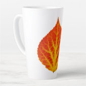Red & Yellow Aspen Leaf #10 Milchtasse (Linke Ecke)