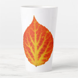 Red & Yellow Aspen Leaf #10 Milchtasse