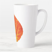 Red & Yellow Aspen Leaf #10 Milchtasse (Rechts)