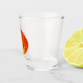 Red & Yellow Aspen Leaf #10 Schnapsglas (Rechts)