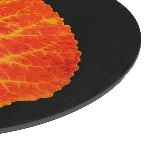Red & Yellow Aspen Leaf #10 Schneidebrett (Ecke)