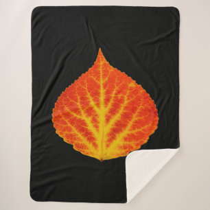 Red & Yellow Aspen Leaf #10 Sherpadecke